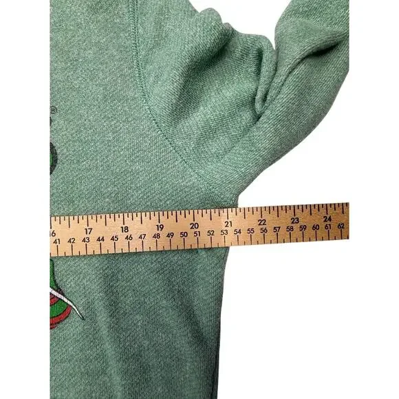 Teenage Mutant Ninja Turtles Green Graphic Hoodie Sweatshirt Women’s Small - Picture 5 of 7